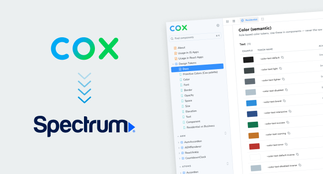 Learn more about Cox Design System - Rebuilding a Design System in the Middle of a Merger